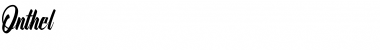 Onthel Regular Font Title Preview