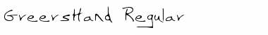 GreersHand Regular Font Title Preview