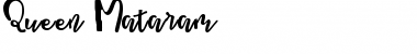 Queen Mataram Regular Font Title Preview
