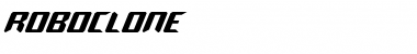 Robo-Clone Regular Font Title Preview