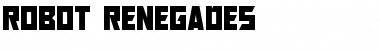 Robot Renegades Regular Font Title Preview