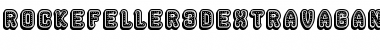Rockefeller 3D Extravagant Regular Font Title Preview