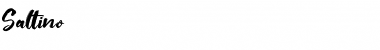 Saltino Regular Font Title Preview