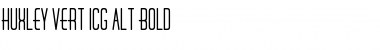 Huxley Vert ICG Alt Bold Font Title Preview