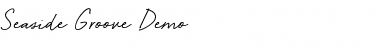 Seaside Groove - Demo Regular Font Title Preview