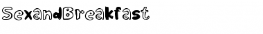 Sex and Breakfast Regular Font Title Preview