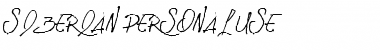 SIBERIAN Personal Use Regular Font Title Preview