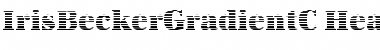IrisBeckerGradientC-Heavy Normal Font Title Preview