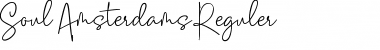 Soul Amsterdams Reguler Regular Font Title Preview