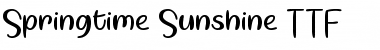 Springtime Sunshine Regular Font Title Preview