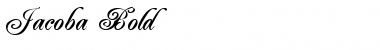 Jacoba Bold Font Title Preview