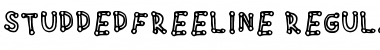 Studdedfreeline Regular Font Title Preview