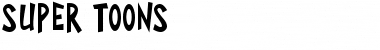 Super Toons Regular Font Title Preview