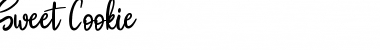 Sweet Cookie Regular Font Title Preview