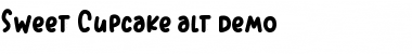 Sweet Cupcake alt demo Regular Font Title Preview