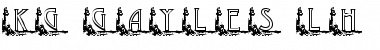 KG GAYLES LH Regular Font Title Preview