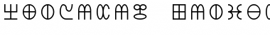 Khemitic Hieratic Regular Font Title Preview