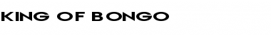 King of Bongo Regular Font Title Preview