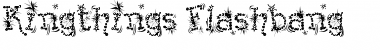 Kingthings Flashbang regular Font Title Preview