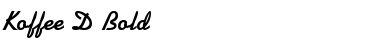 Koffee D Regular Font Title Preview