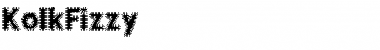 KolkFizzy Regular Font Title Preview