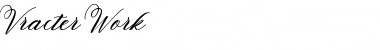 VracterWork Regular Font Title Preview