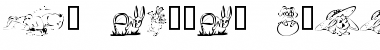 KR Easter Bunnies Regular Font Title Preview
