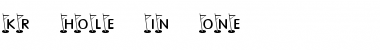 KR Hole In One! Regular Font Title Preview