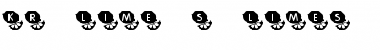 KR Lime's Limes! Regular Font Title Preview