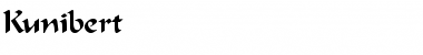 Kunibert Regular Font Title Preview