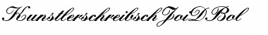 KunstlerschreibschJoiDBol Regular Font Title Preview