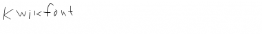 Kwikfont Regular Font Title Preview