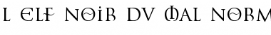 L'Elf Noir du Mal Normal Font Title Preview