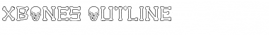 xBONES Outline Outline Font Title Preview