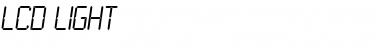 LCD Light Font Title Preview