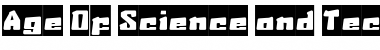 Age Of Science and Technology-I Regular Font Title Preview