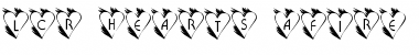LCR Hearts Afire Regular Font Title Preview