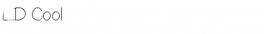 LD Cool Regular Font Title Preview