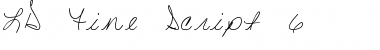 LD Fine Script 6 Regular Font Title Preview