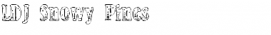LDJ Snowy Pines Regular Font Title Preview