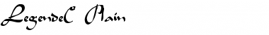 LegendeC Normal Font Title Preview