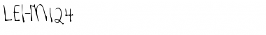 LEHN124 Regular Font Title Preview