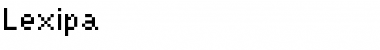 Lexipa Regular Font Title Preview
