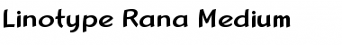 LTRana Medium Regular Font Title Preview