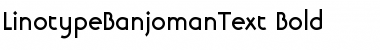 LTBanjoman Text Roman Bold Font Title Preview