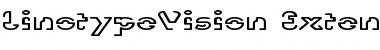 LTVision Extend Regular Font Title Preview