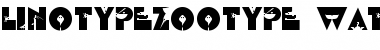 LTZootype Water Regular Font Title Preview