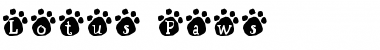 Lotus Paws Regular Font Title Preview