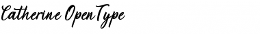 Catherine Regular Font Title Preview