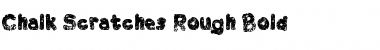 Chalk Scratches Rough Bold Font Title Preview